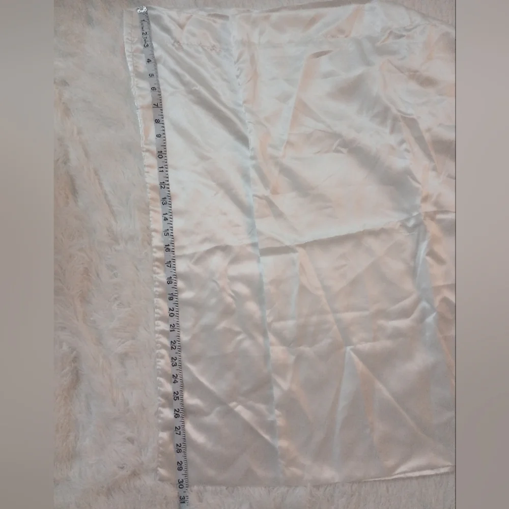 Luxurious White Satin Pillowcase Set Of 2